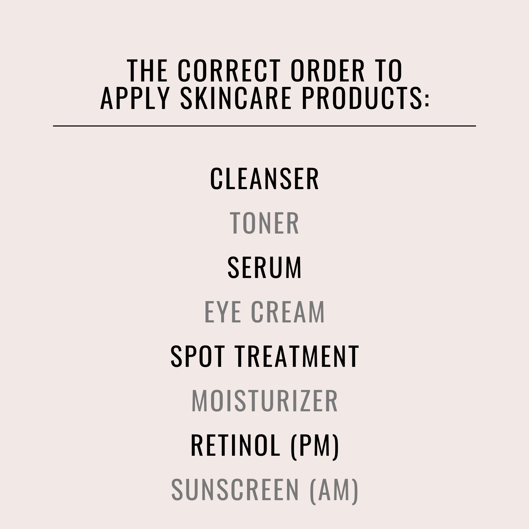 The Correct Order To Apply Skincare Products Gameela Skin